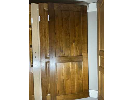 Porte intérieure en bois massif