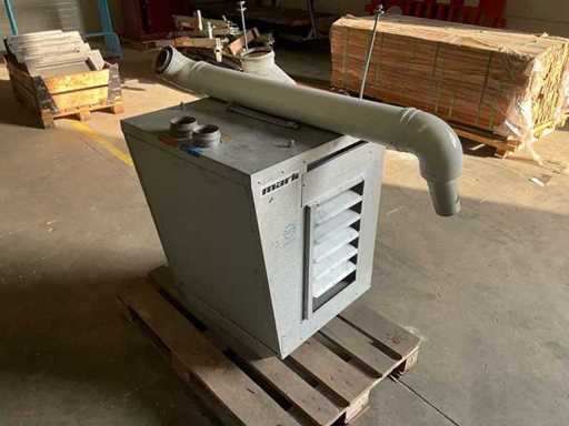 Industrial warehouse heating system