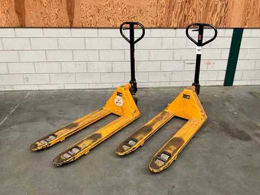 Camion à palette hydraulique manuelle (2x)