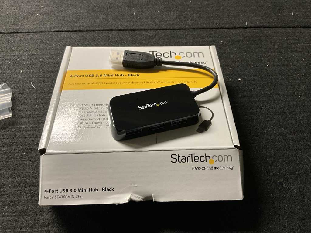 Distribuitor USB 3.0 Mini Hub StarTech cu 4 porturi (10x)
