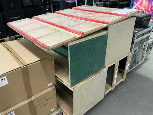 Batch of residual wood