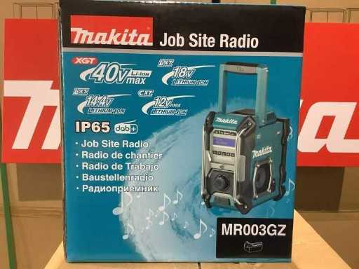 Makita MR003GZ DAB+ Radio de chantier sur batterie