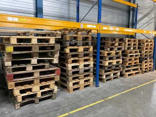 Partij pallets (ca. 45x)