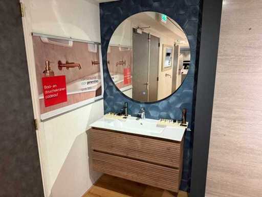 Dawn - Veneer - Bathroom furniture set 102 cm 