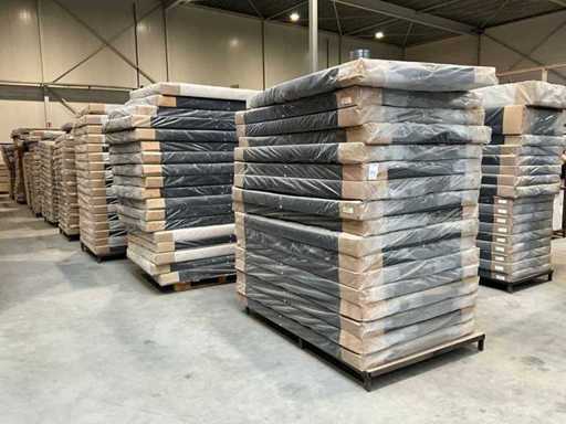 Série de différentes têtes de lit