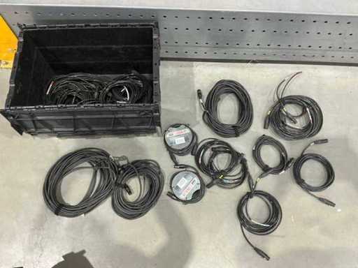 Un set de cabluri DMX