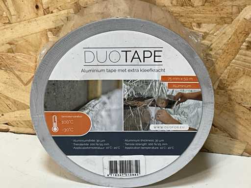 DuoTape Duofoil bandă de aluminiu 75mm (6x)