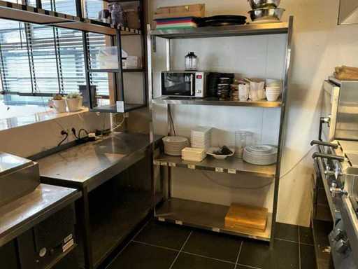 Table de travail et rack en acier inoxydable