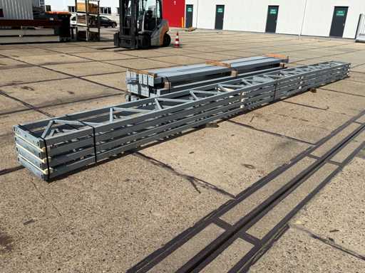 Platdak - Staalconstructie 9.70 x 25.00 meter (242m2)