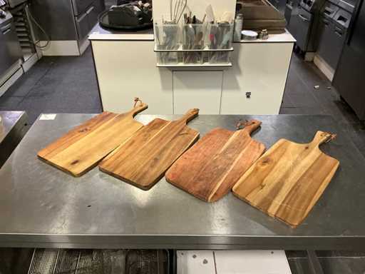 Houten serveerplank (4x)