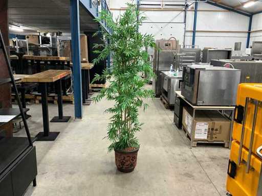 Artificial plant in pot