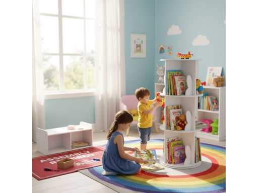 Étagère rotative pour enfants