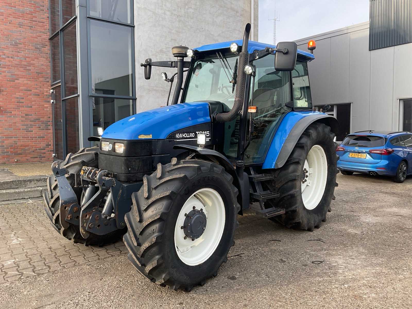2001 New Holland TS115 Turbo All-wheel drive farm tractor