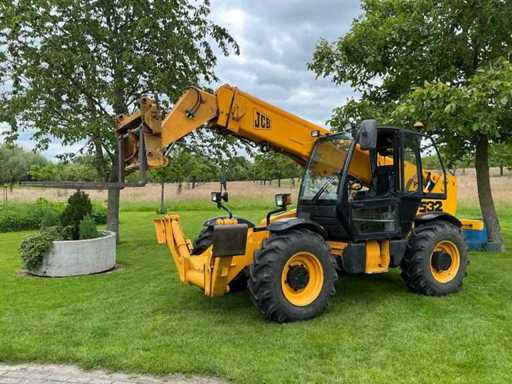 2001 JCB 532-120 Widełki z uchwytem telehandler, łyżka, łyżka widelca z zaciskiem