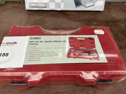 26 piece Socket Wrench Set