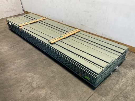 Raute Profildiele dreifach Fichte 400x14,5x2,2 cm (105x)