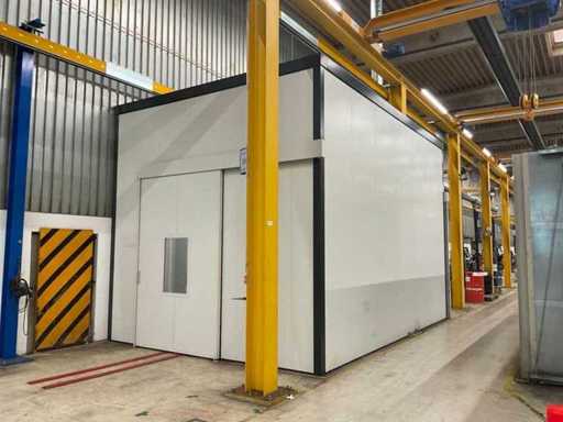 Soundproof booth, without contents