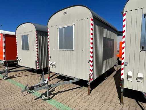 Remorca Weiro Holzbau Bauwagen Rasant 350 Schaft 2017