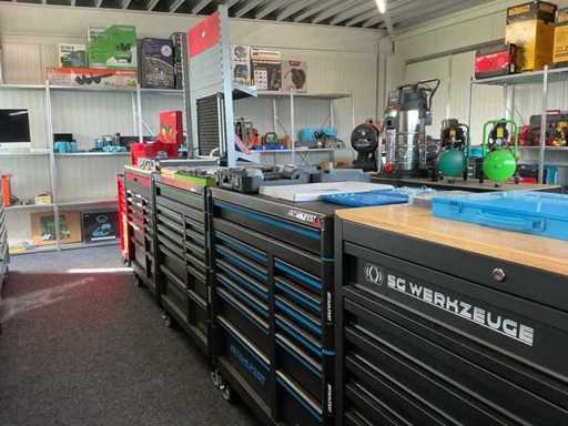 Due to reorganization, tool carts, forklifts and tools