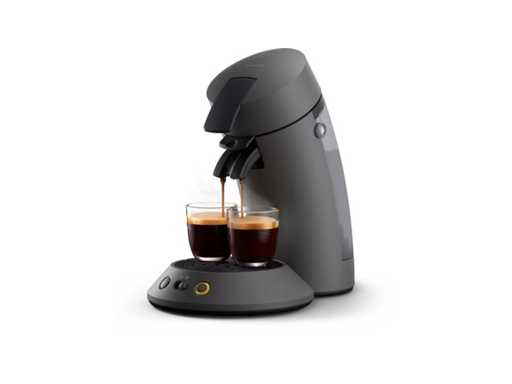 Philips Senseo Original Plus Koffiepadmachine CSA210/50 - Keuze uit 1 of 2 Kopjes - Instelbare Intensiteit - Automatische Uitschakeling - Kasjmiergrijs