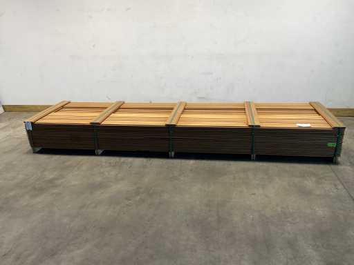 Rivestimento ThermoWood Ayous Rib3 390x14,5x2,2 cm (15x)