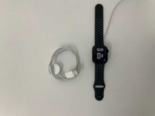 Apple Watch Series 9 45mm GPS Midnight Aluminium z paskiem sportowym Nike
