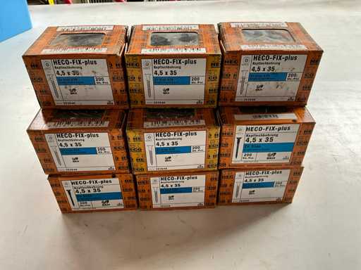 Heco Fix-plus screw 200 pieces 4.5 x 35 (15x)