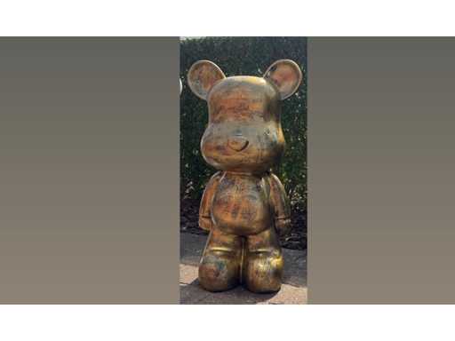 Teddy Bear Gold H80cm