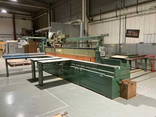 1989 S.85.E2. Plate panel sawing machine