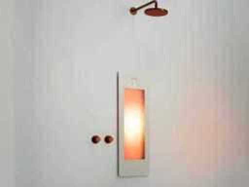 Showroom kitchen, shower cubicles and walls, mixer taps