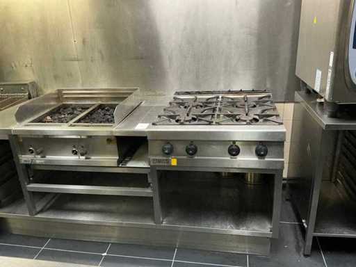 Zanussi-Kochstation mit Grill und Gasherd