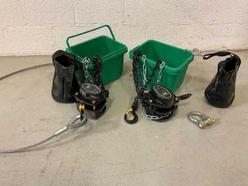 Delta black Chain hoist (2x)