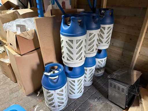 Lege gasflessen (7x)