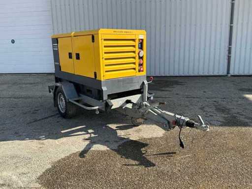 Setul generator Atlas Copco QAS 40 2016 cu remorcă