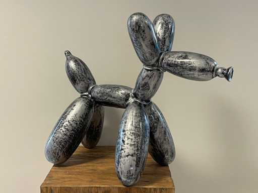 Ballonhond / Balloondog Old Silver H50cm