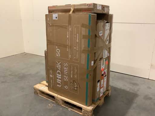 Merci di restituzione dei Pallet Televisions - 8 articoli