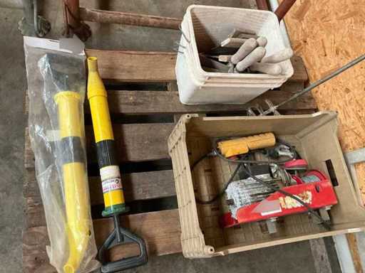Diverse bouw gereedschappen