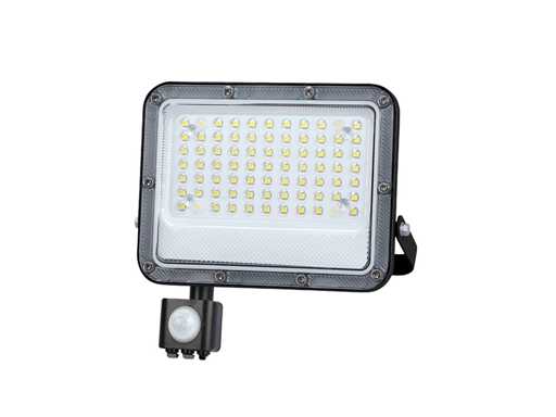 50W 5000K LED Breedstraler met Sensor Waterdicht(4x)
