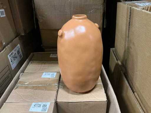 Lot Coco Maison Santorini Vase H28 cm orange (36x)