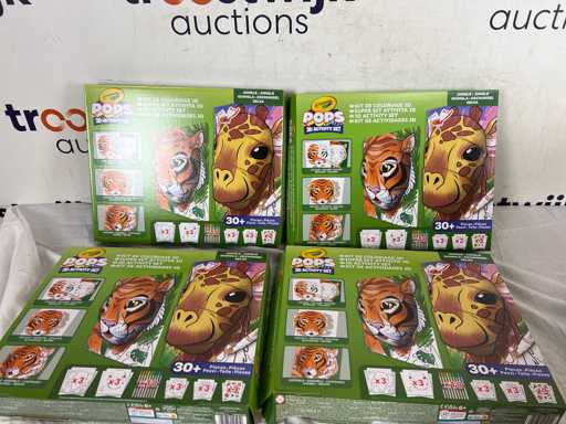 Crayola - POPS - Hobby Kit - 3D Activity Super Set for Children - Jungle Theme - 6 Topics