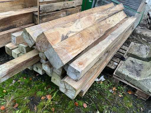 Teak houten - Balken (24x)