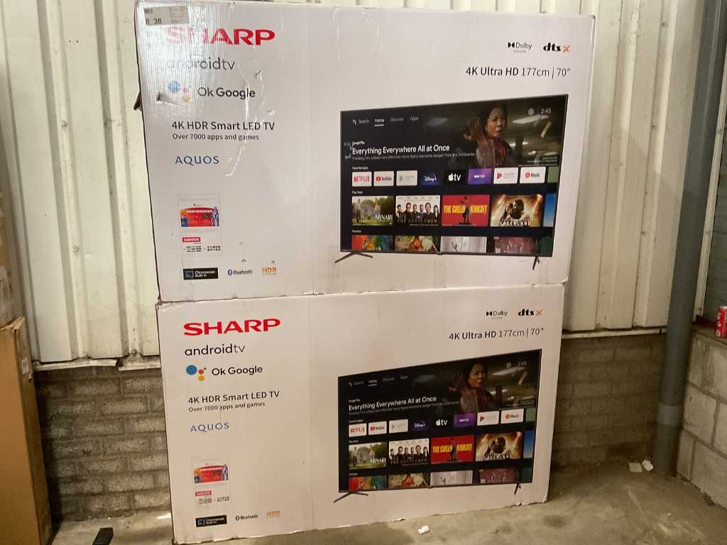 Sharp - 70 Zoll - Fernseher (2x)