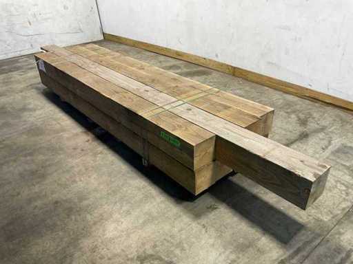 Serie de grinzi Douglas brute - 300-400x20x20 cm