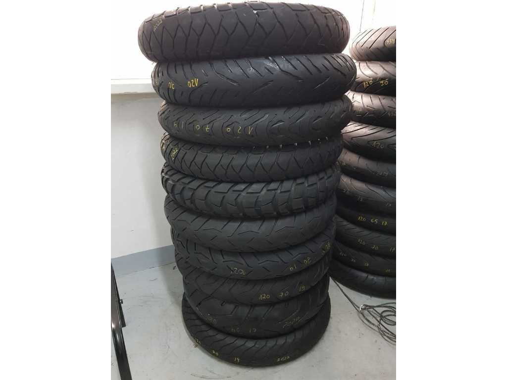 various - various ( Michelin, Pirelli, Bridgestone, Dunlop, etc ) - tires 120 70 19 (20x)