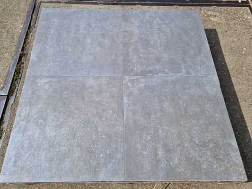 Keramische tuintegels (ca.28.8m²)