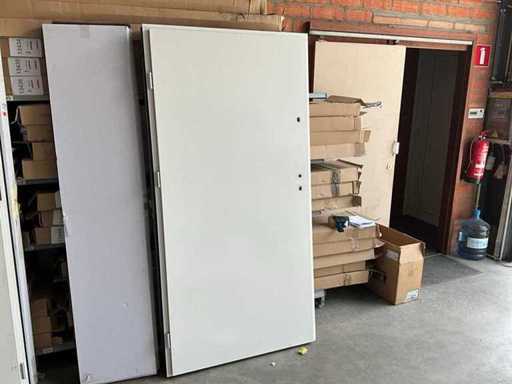 Turenwerke Cadru și ușă alb aluminiu