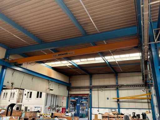 1989 DEMAG 3,2 T0 VERRICELLO A FUNE METALLICA PLV 168 Gru aerea