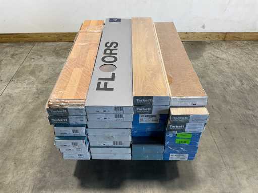 Laminaat – diverse soorten, ca. 62m²