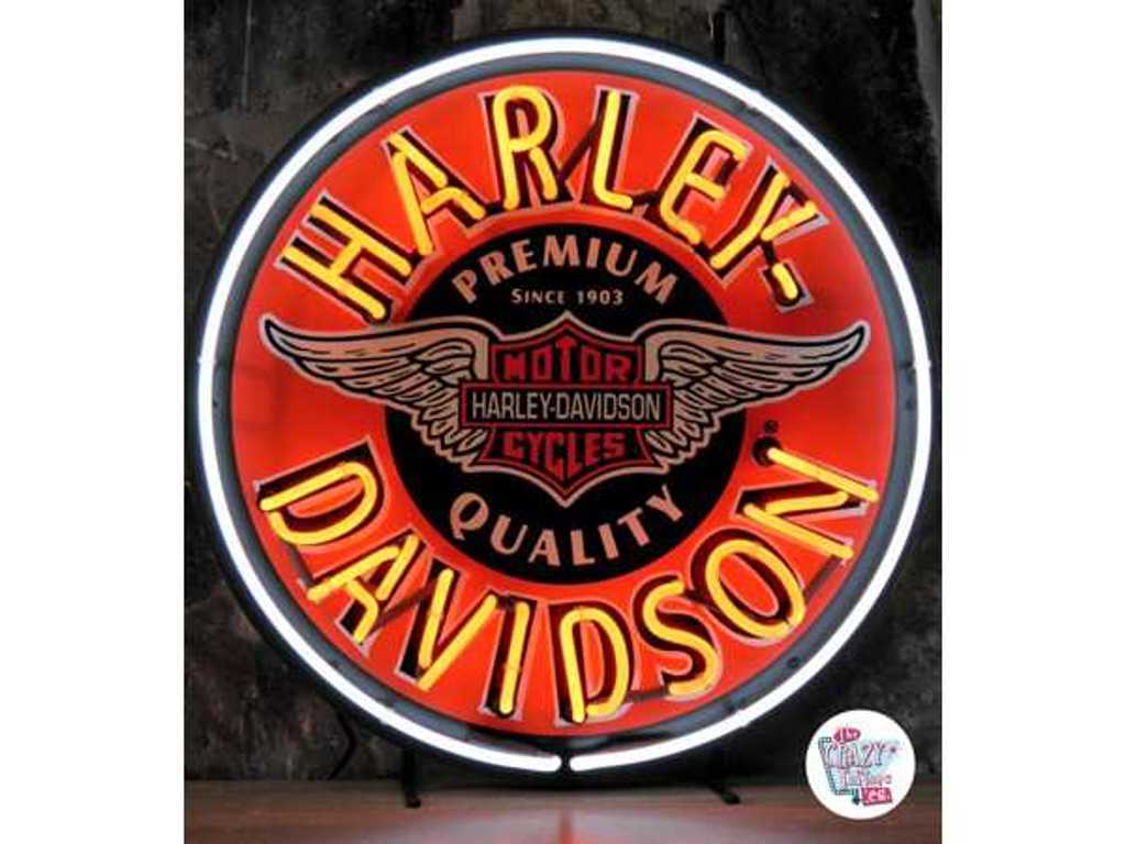 Harley Davidson neon sign lights