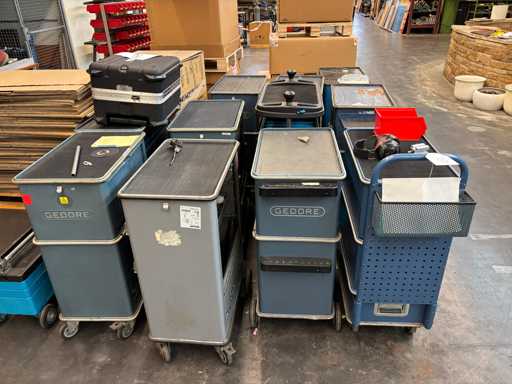 GEDORE/ORION Lot Tool trolley with contents